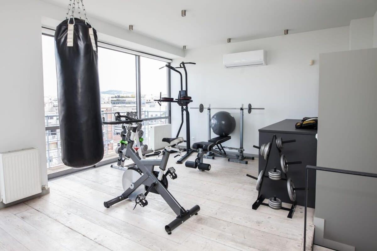 Апартаменты Penthouse With 360 View Of Athens And Private Gym Экстерьер фото