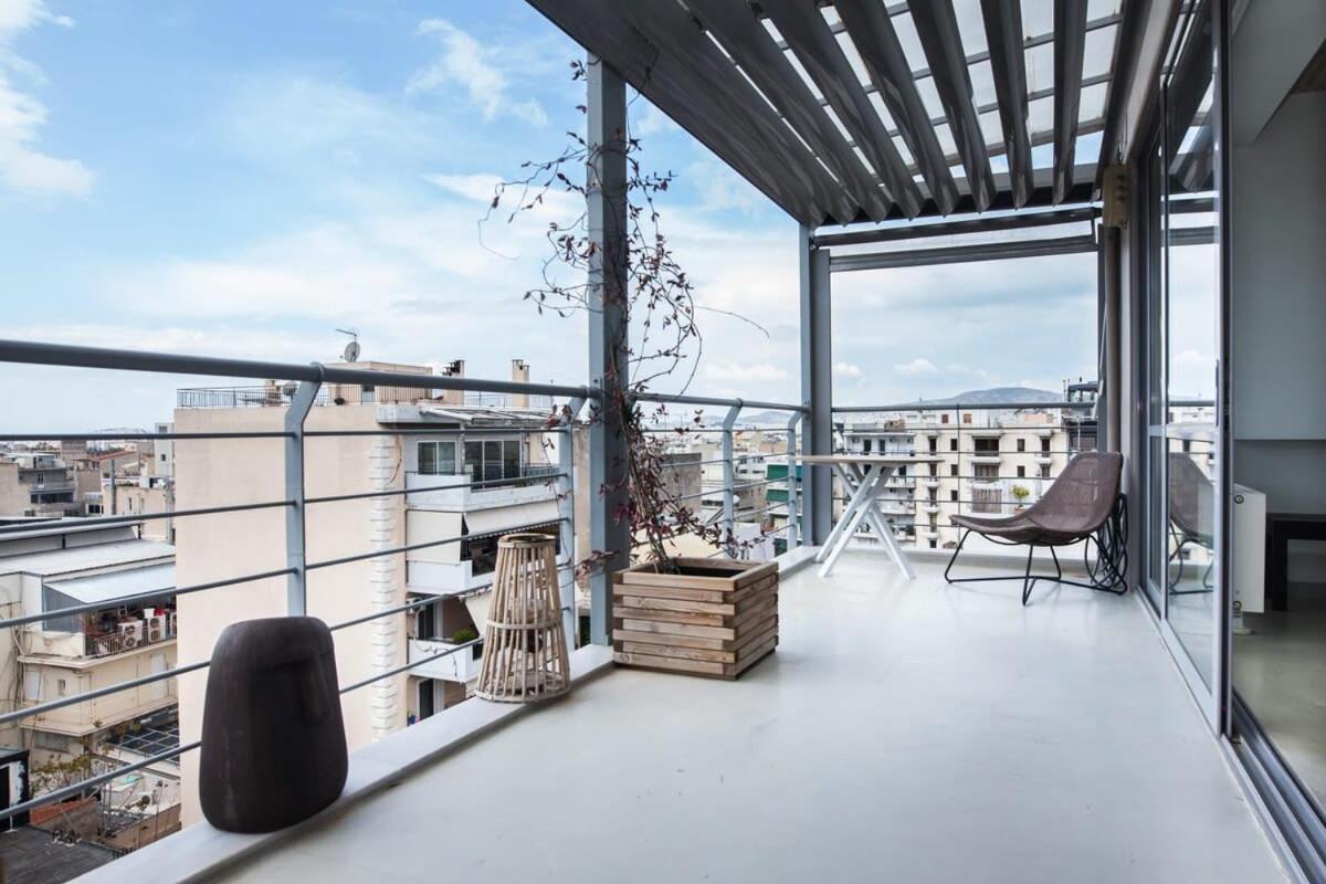 Апартаменты Penthouse With 360 View Of Athens And Private Gym Экстерьер фото