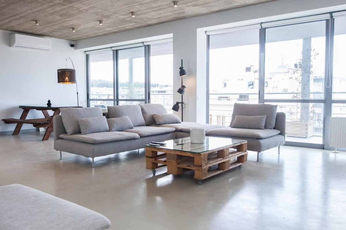Апартаменты Penthouse With 360 View Of Athens And Private Gym Экстерьер фото