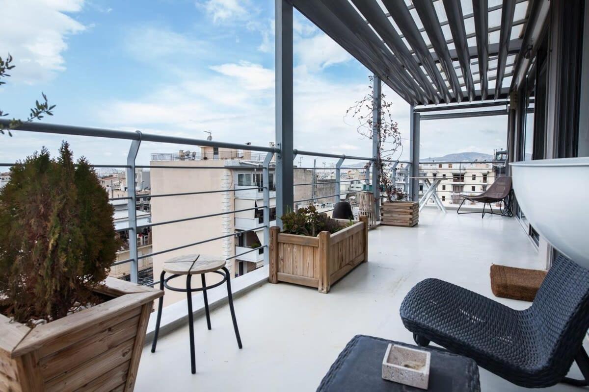 Апартаменты Penthouse With 360 View Of Athens And Private Gym Экстерьер фото